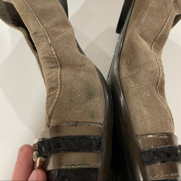 AGL Brown Horsebit‎ Cap Toe Ballet Flats Size 38.5 - Picture 10 of 10